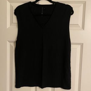 Joe’s Jeans Black Linen Tank